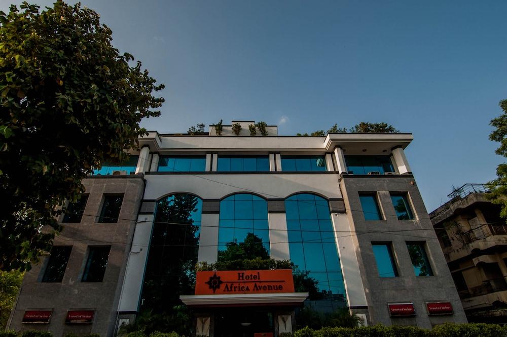 Hotel Africa Avenue Neu-Delhi Exterior foto