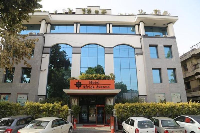 Hotel Africa Avenue Neu-Delhi Exterior foto