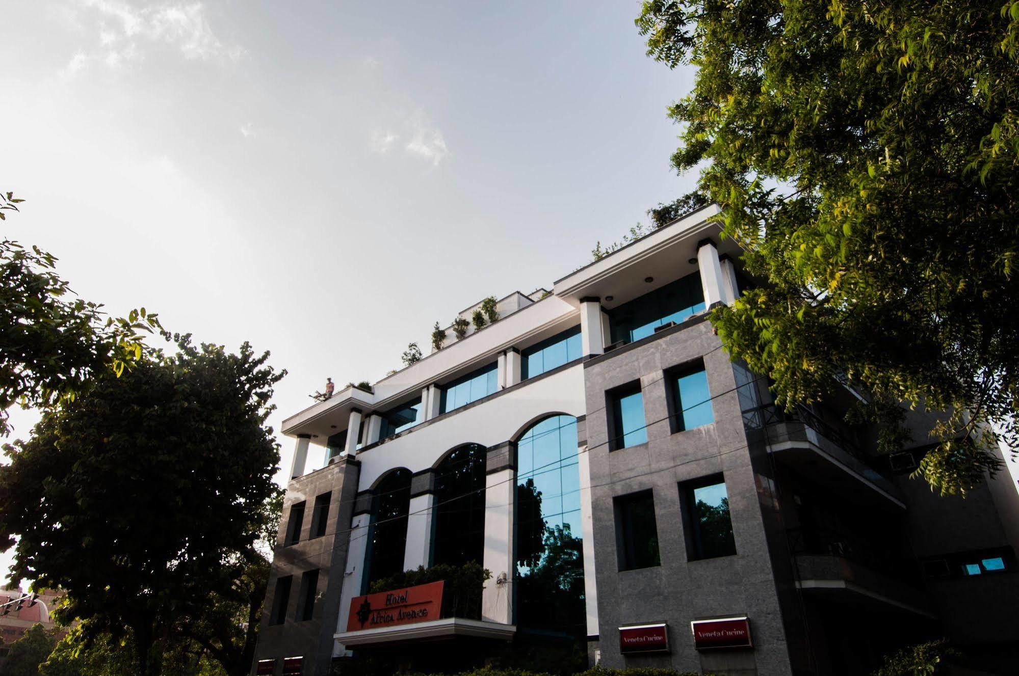 Hotel Africa Avenue Neu-Delhi Exterior foto