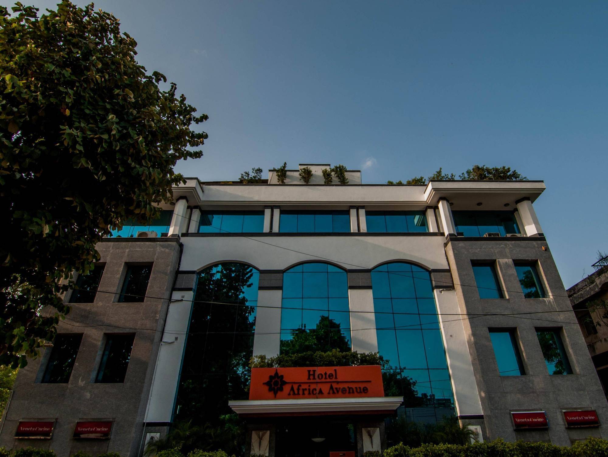 Hotel Africa Avenue Neu-Delhi Exterior foto