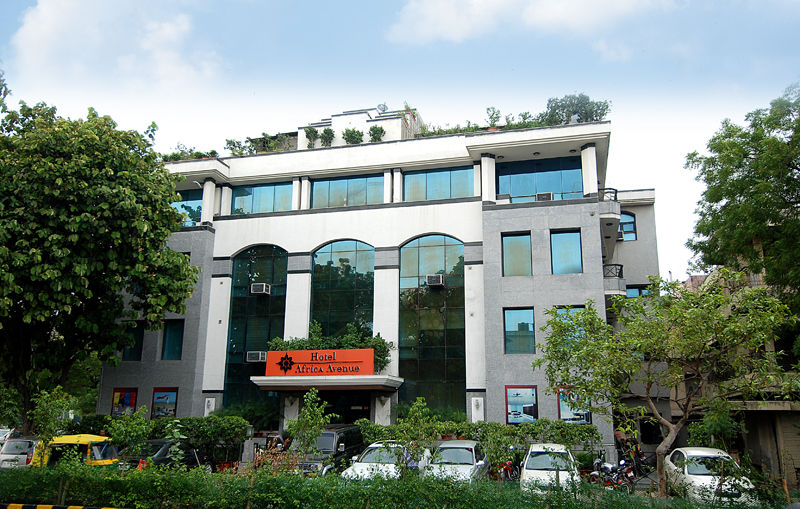 Hotel Africa Avenue Neu-Delhi Exterior foto