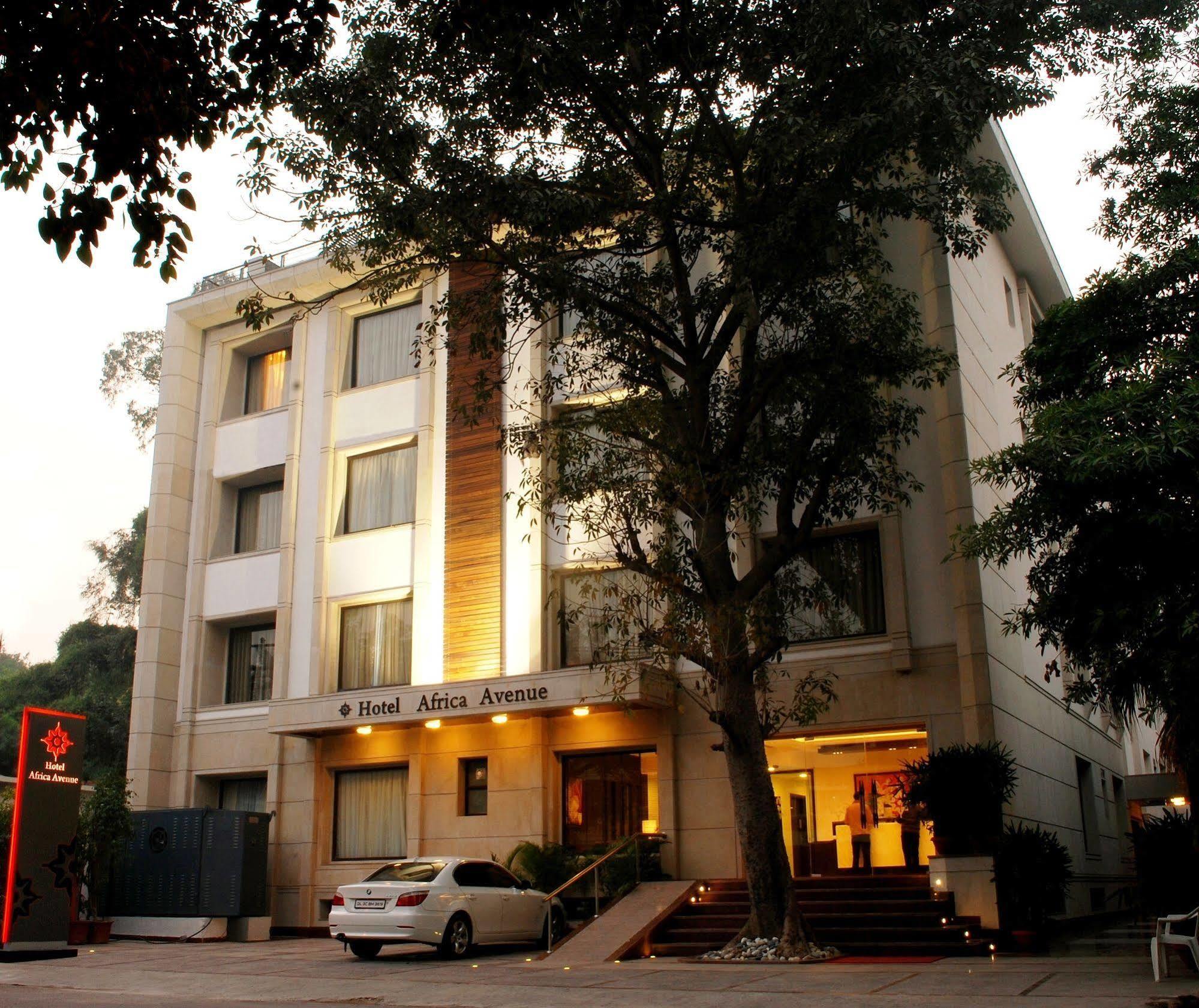 Hotel Africa Avenue Neu-Delhi Exterior foto